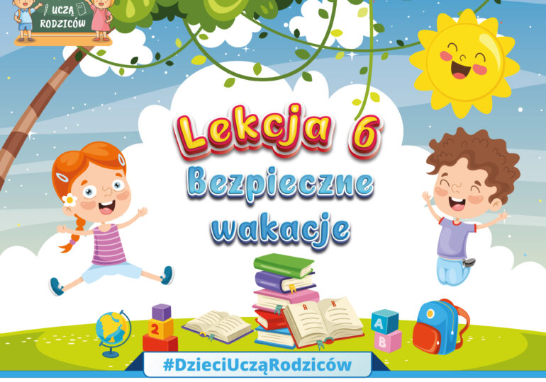 Dzieci uczą rodziców na wakacjach